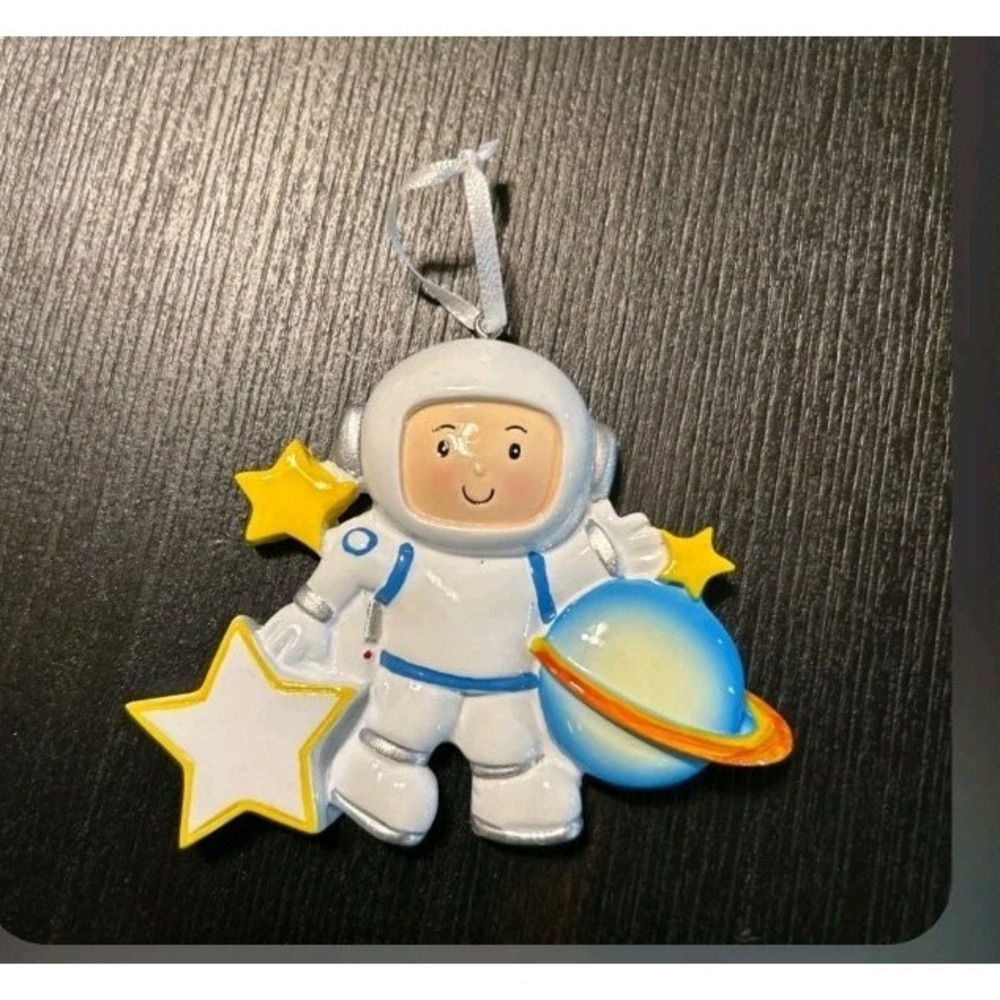 Astronaut‎ Christmas Ornament . This Can Be Personalized For You